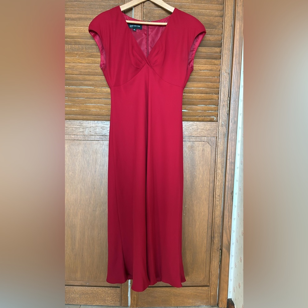 Jones New York Red Maxi Dress